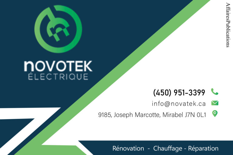 NOVOTEK ÉLECTRIQUE INC