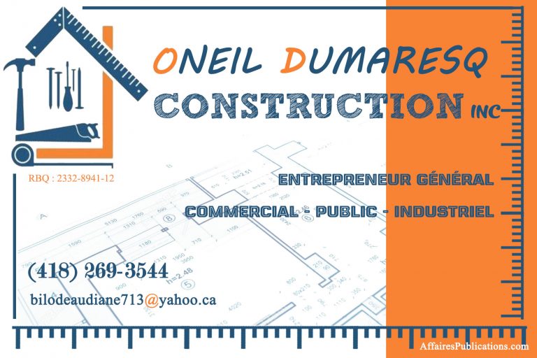 ONEIL DUMARESQ CONSTRUCTION