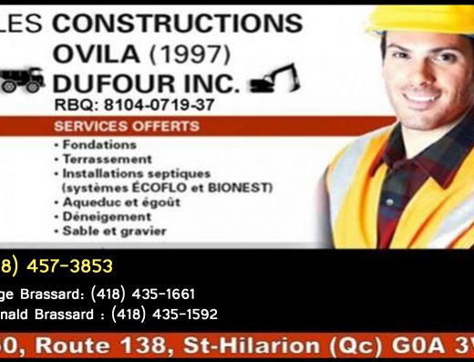 LES CONSTRUCTIONS OVILA DUFOUR
