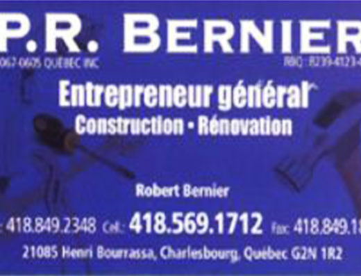 P R BERNIER
