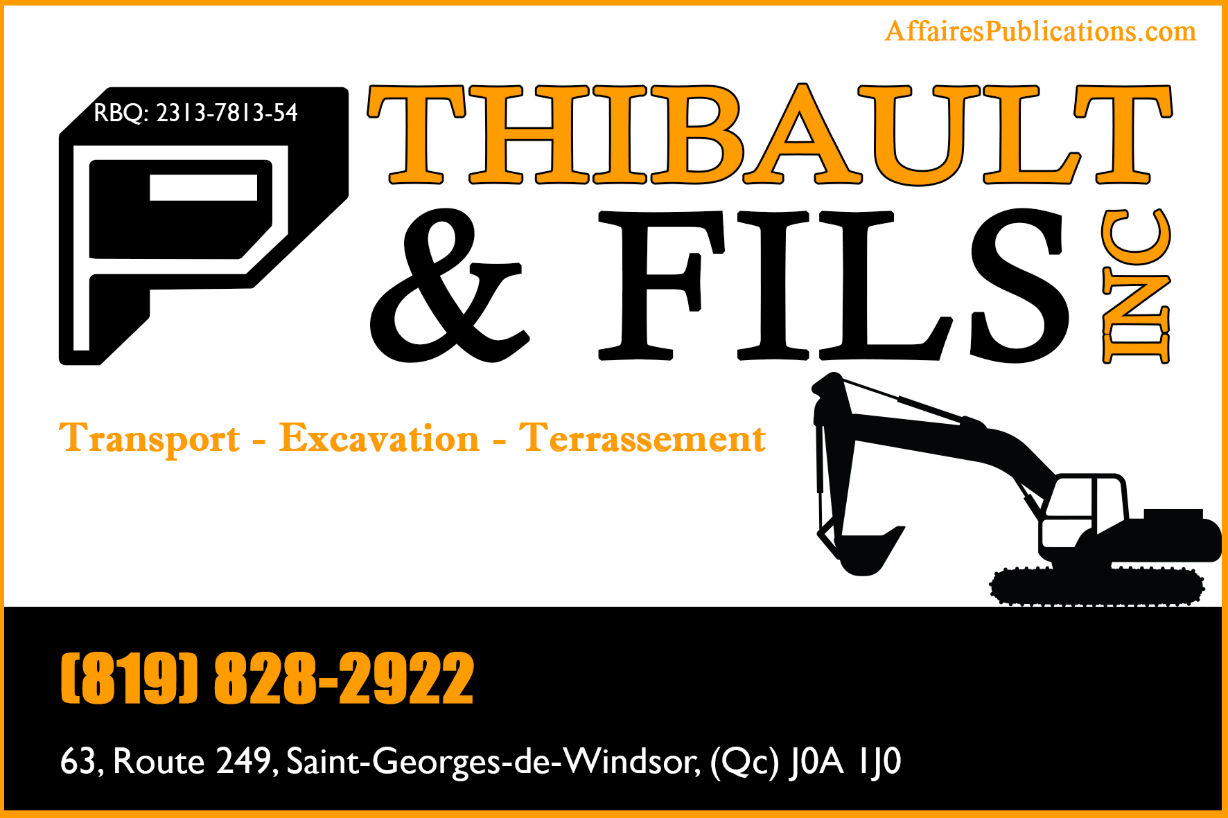 P THIBAULT & FILS INC