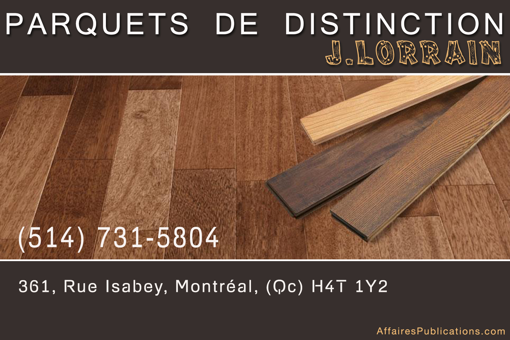PARQUETS DE DISTINCTION J LORRAIN