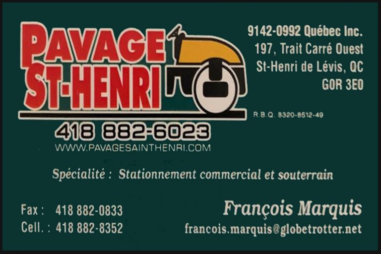 PAVAGE ST-HENRI