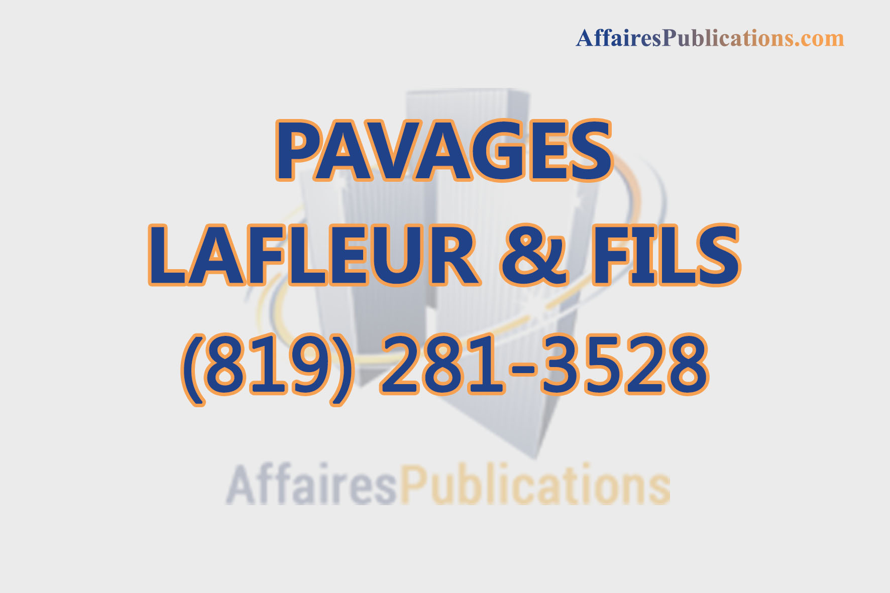 PAVAGES LAFLEUR & FILS