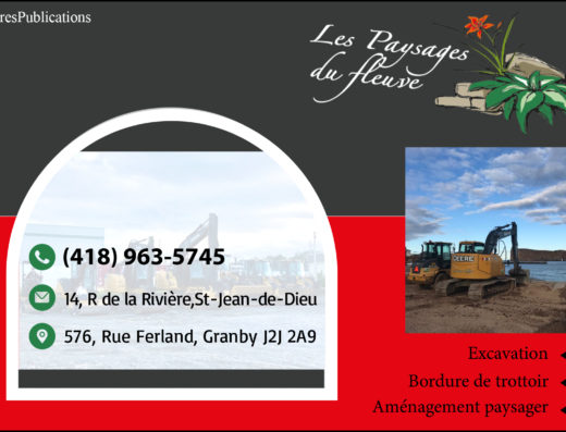 PAYSAGES DU FLEUVE 2008 INC