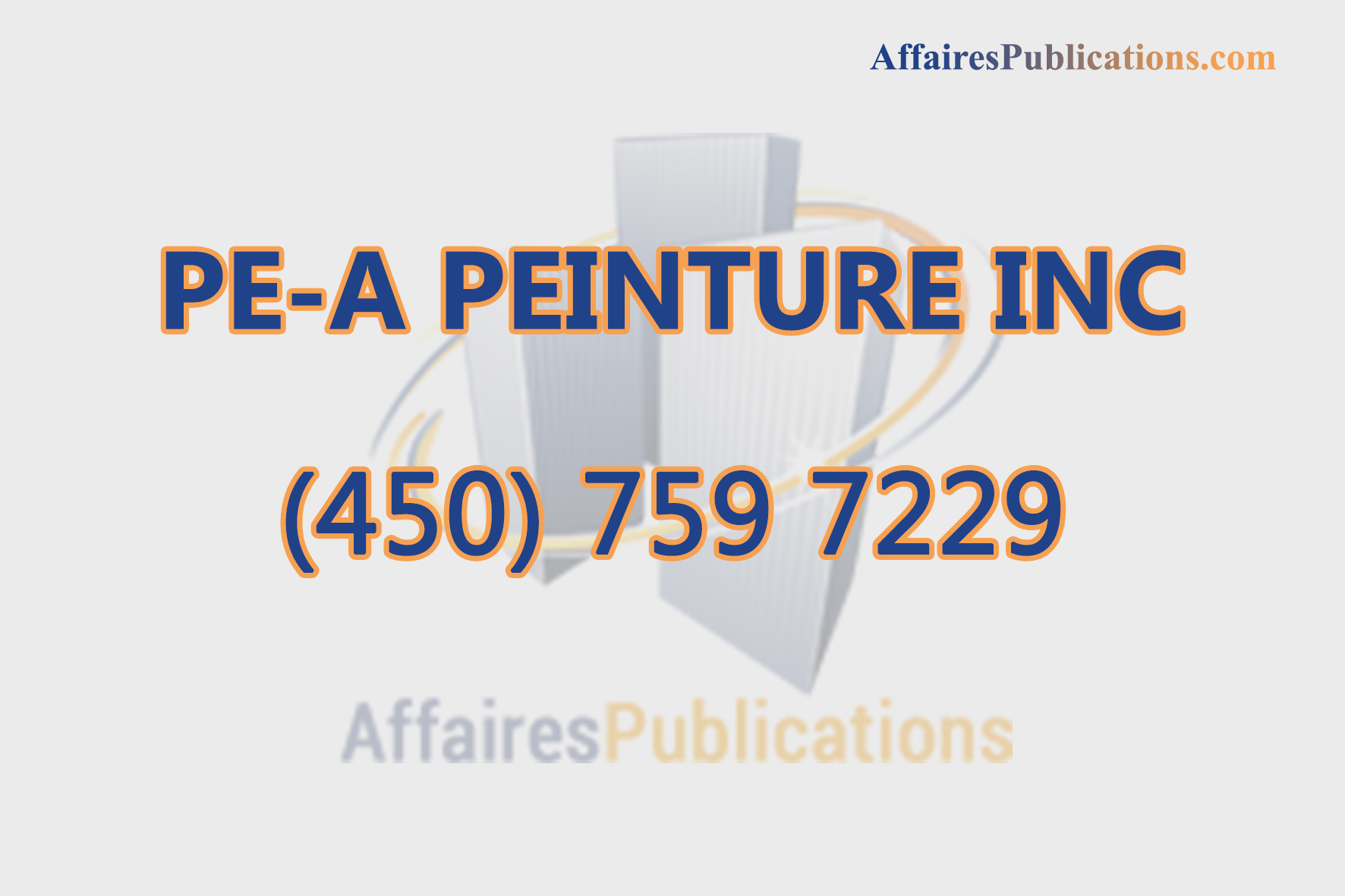 PE-A PEINTURE INC