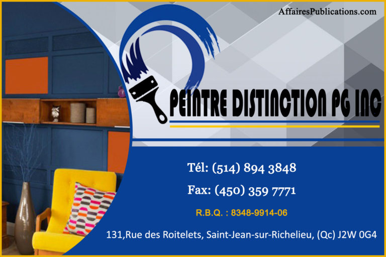 PEINTRE DISTINCTION PG INC