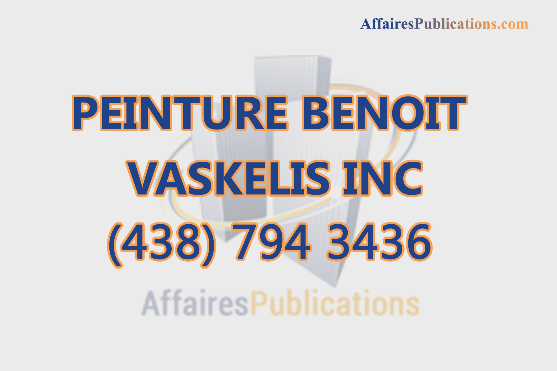 PEINTURE BENOIT VASKELIS INC