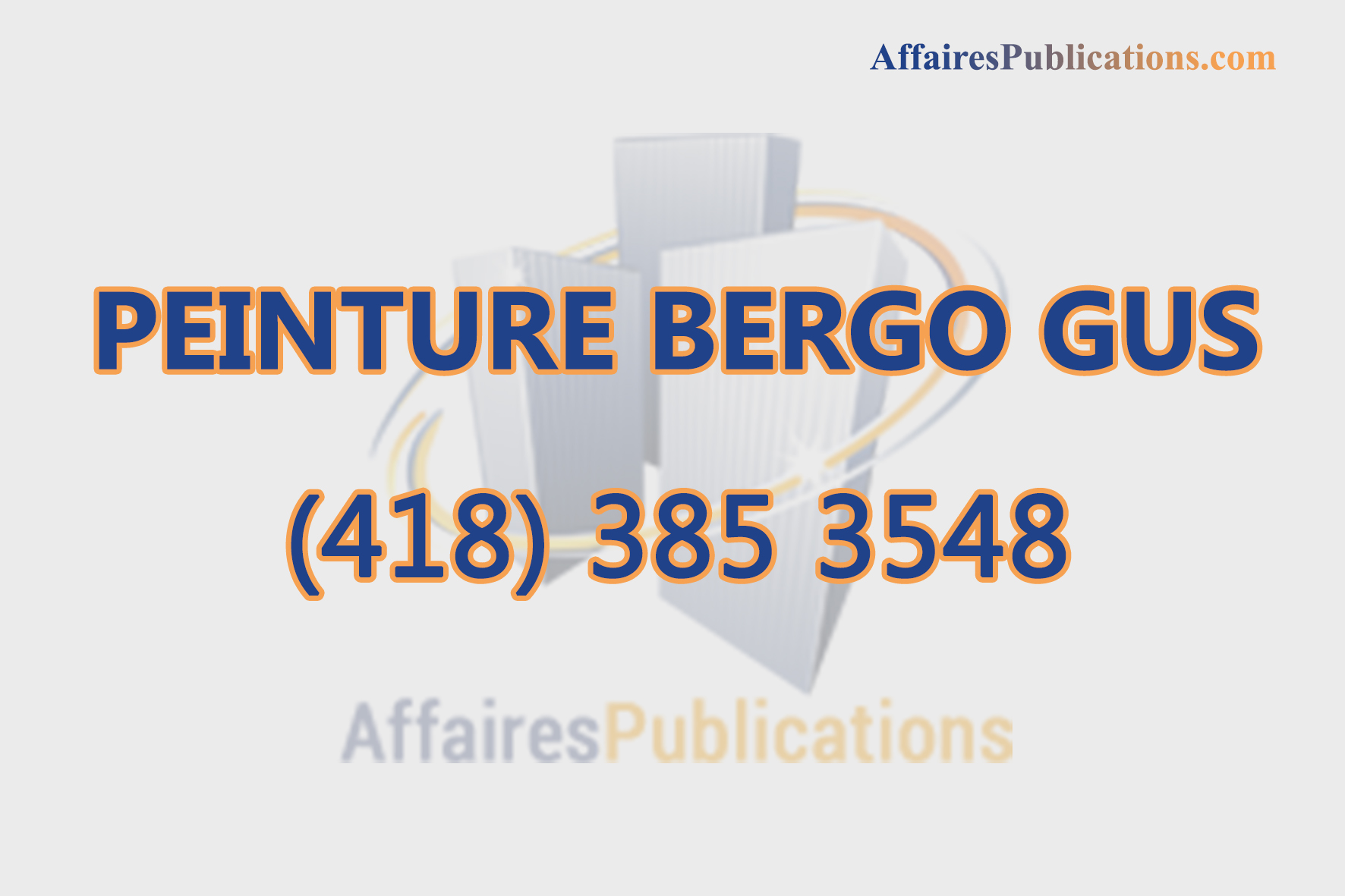 PEINTURE BERGO GUS