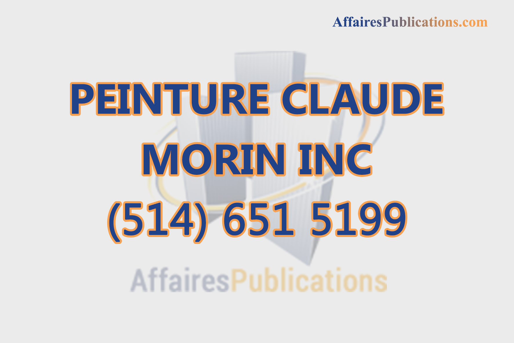 PEINTURE CLAUDE MORIN INC