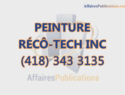 PEINTURE RÉCÔ-TECH INC