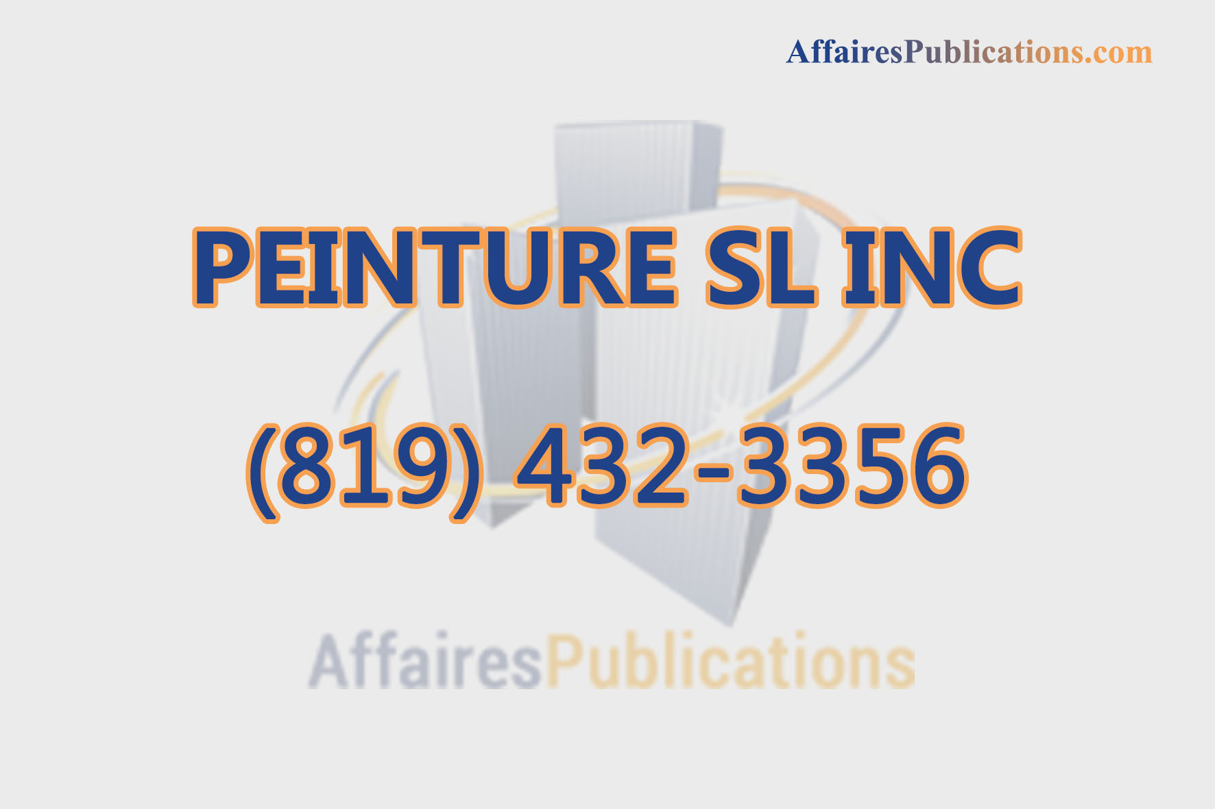 PEINTURE SL INC