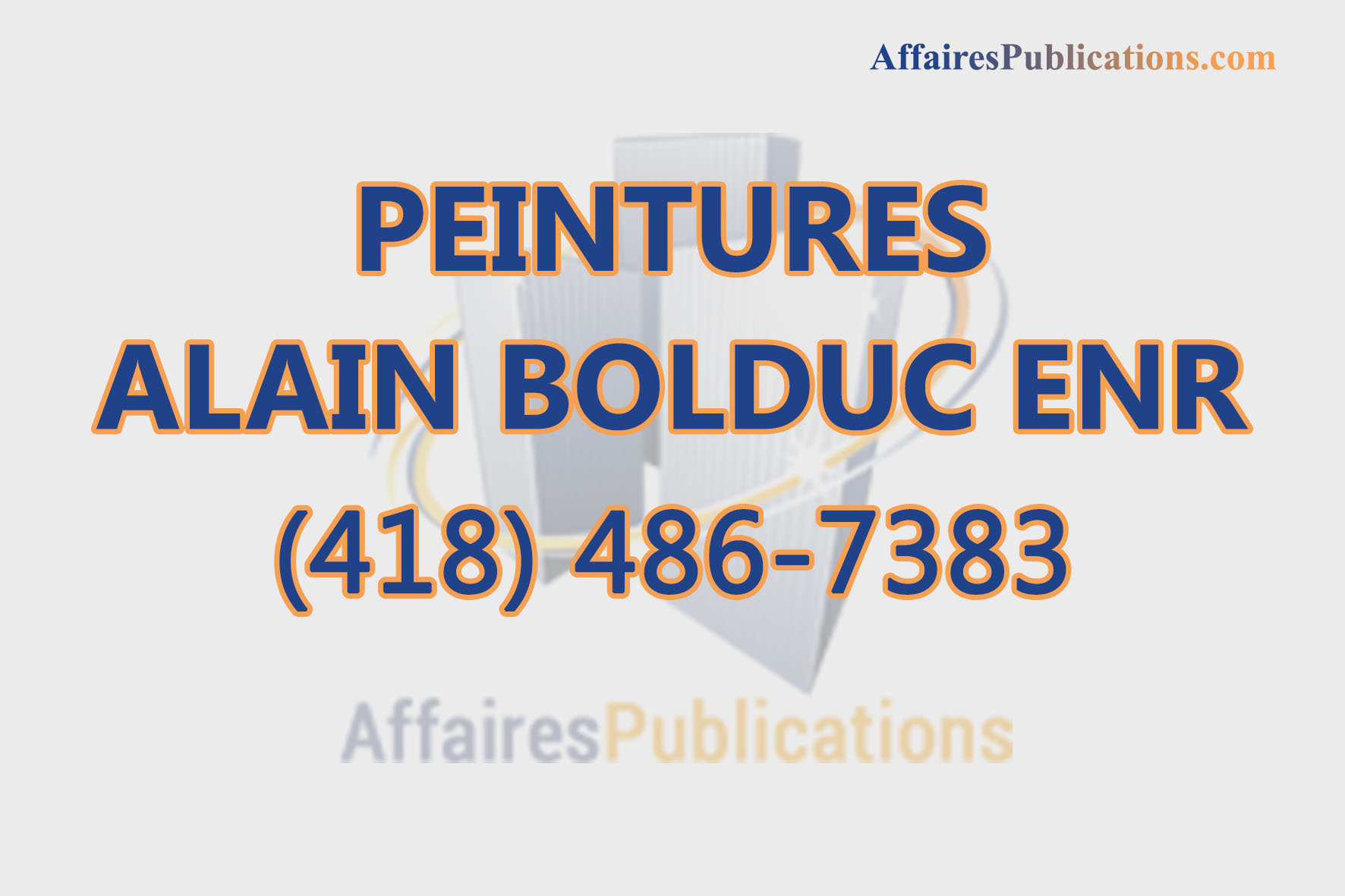 PEINTURES ALAIN BOLDUC ENR