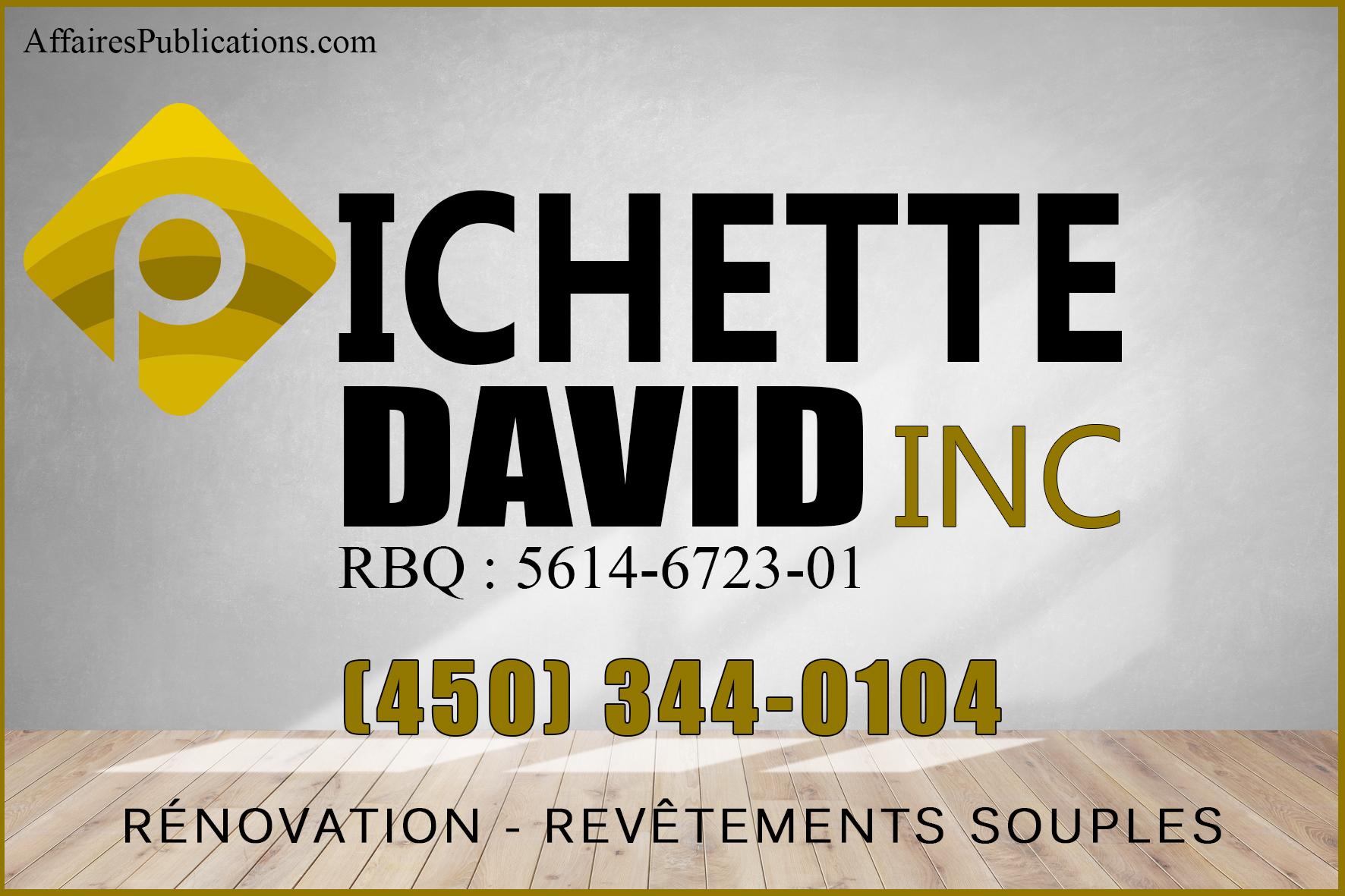 PICHETTE DAVID INC