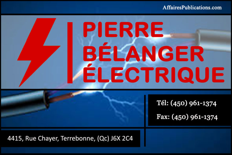 PIERRE BÉLANGER ÉLECTRIQUE INC