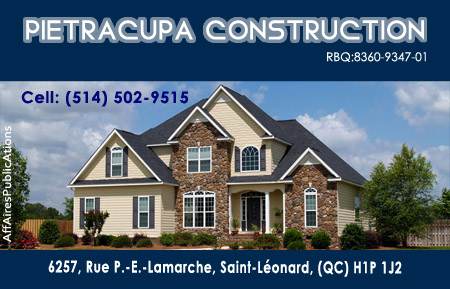 PIETRACUPA CONSTRUCTION