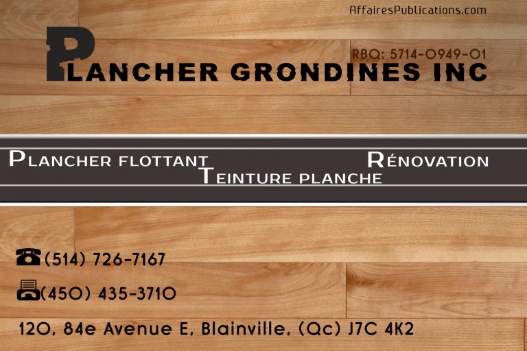 PLANCHER GRONDINES INC