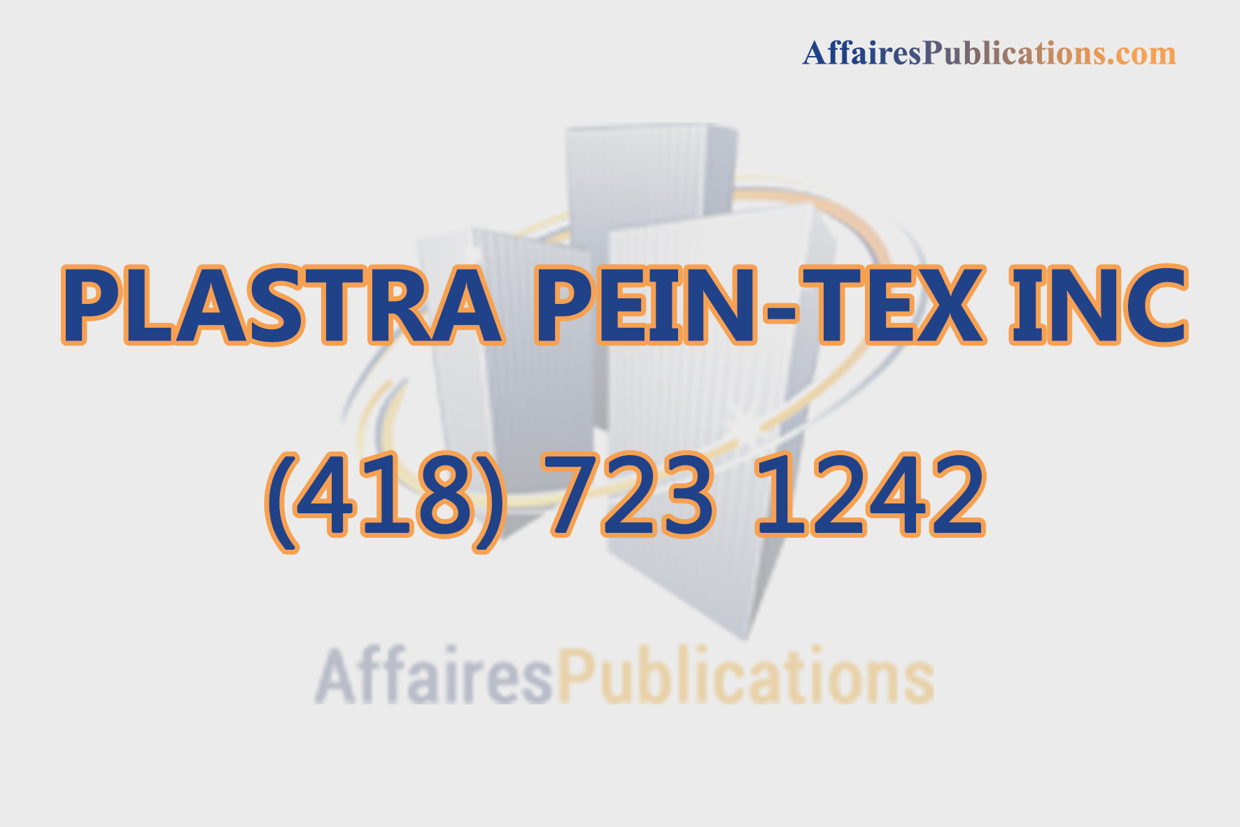 PLASTRA PEIN-TEX INC