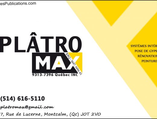 PLÂTRO-MAX INC
