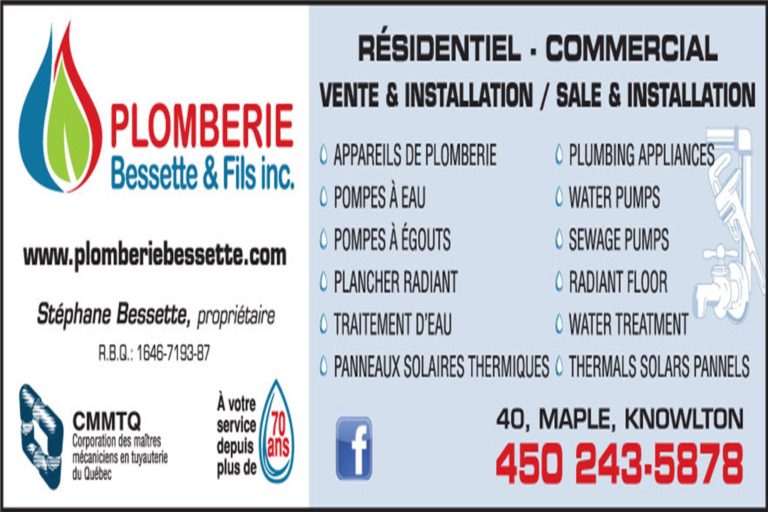 PLOMBERIE BESSETTE & FILS INC