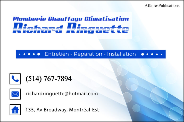 PLOMBERIE ET CHAUFFAGE RICHARD RINGUETTE 2011