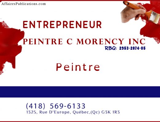 ENTREPRENEUR PEINTRE C MORENCY