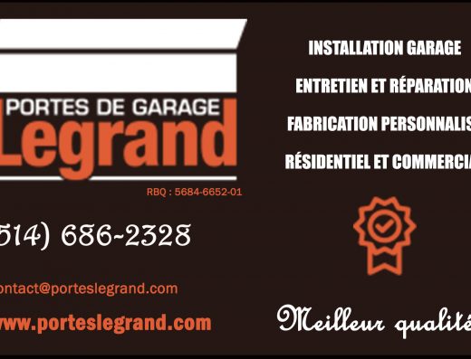 PORTES DE GARAGE LEGRAND INC