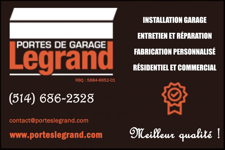 PORTES DE GARAGE LEGRAND INC
