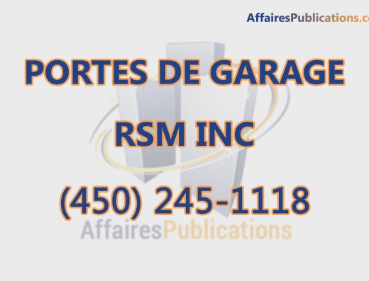 PORTES DE GARAGE RSM INC