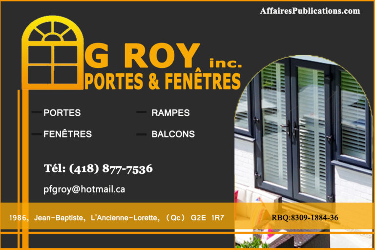 PORTES & FENÊTRES G ROY