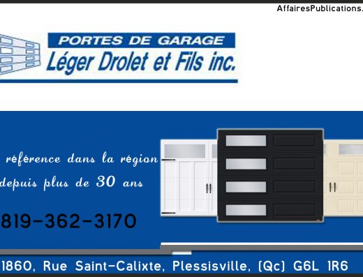 PORTES DE GAREGE LÉGER DROLET ET FILS