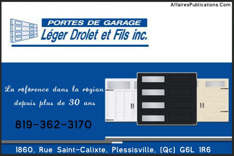 PORTES DE GAREGE LÉGER DROLET ET FILS
