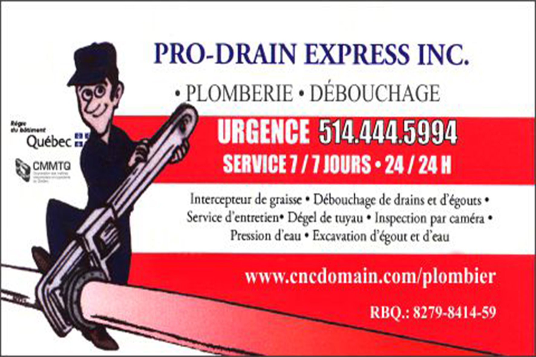 PRO DRAIN EXPRESS INC
