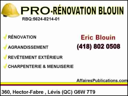PRO-RÉNOVATION BLOUIN