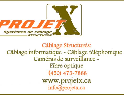 PROJET X SYSTÈMES DE CÂBLAGE STRUCTURÉS INC