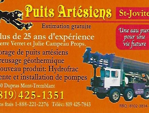 AUX PUITS ARTÉSIENS ST JOVITE