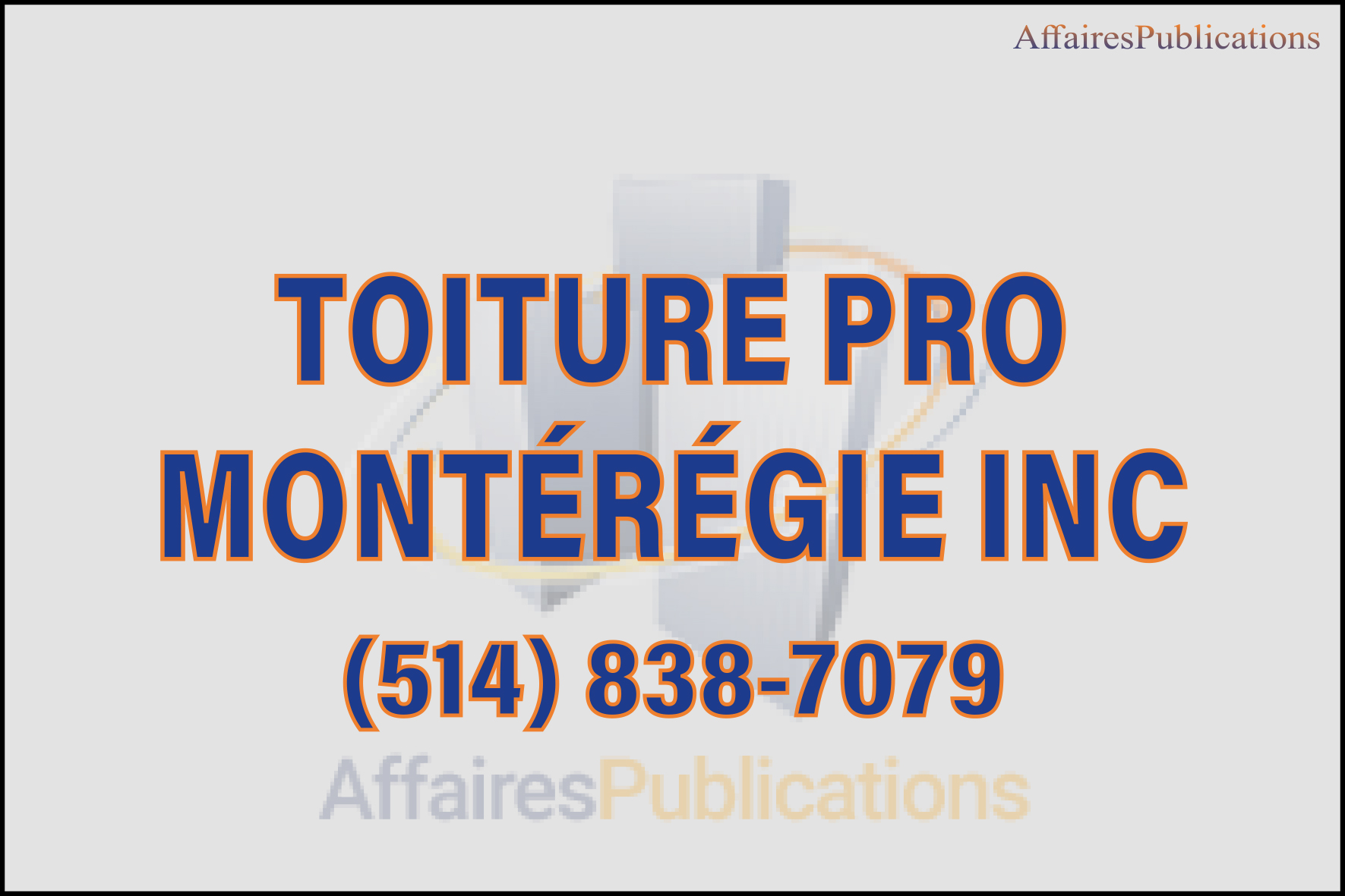TOITURE PRO MONTÉRÉGIE INC