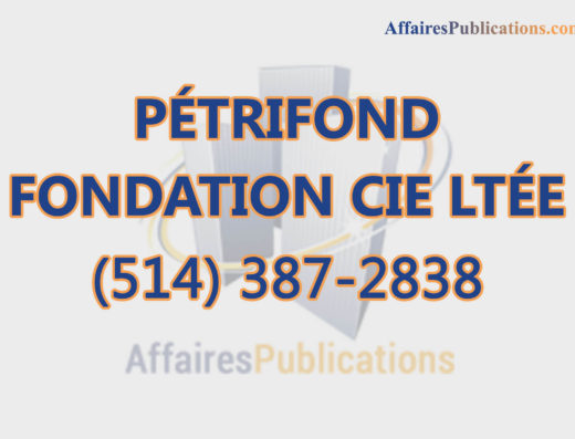 PÉTRIFOND FONDATION CIE LTÉE