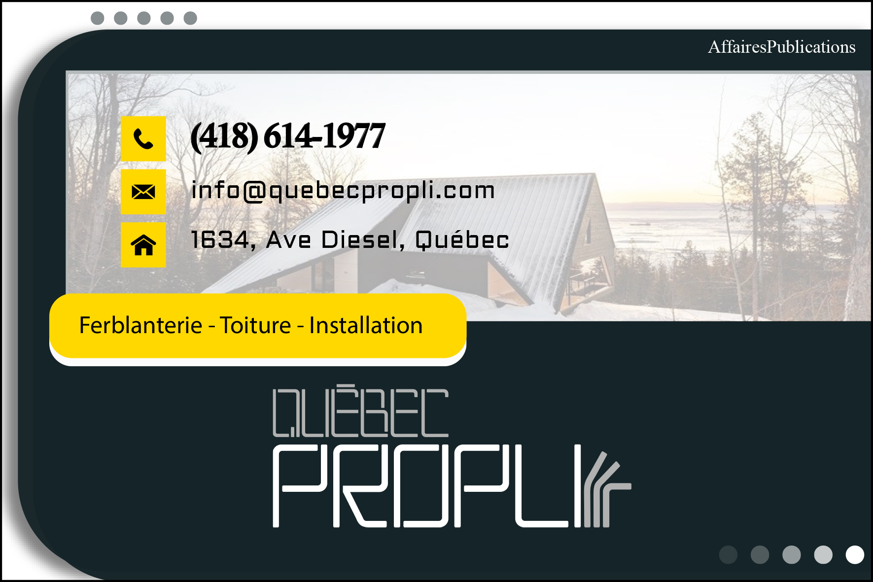 QUÉBEC PRO PLI