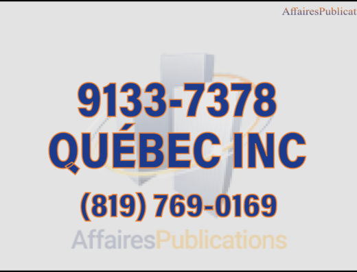 9133-7378 QUÉBEC INC