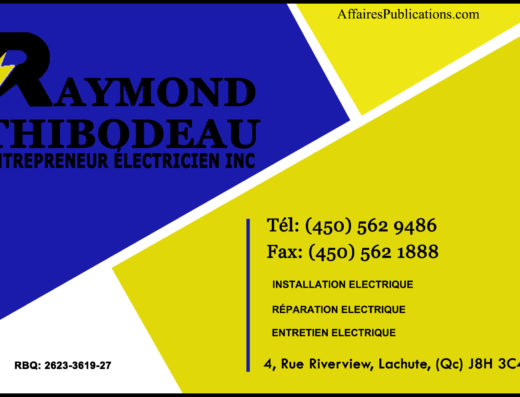 RAYMOND THIBODEAU ENTREPRENEUR ÉLECTRICIEN INC