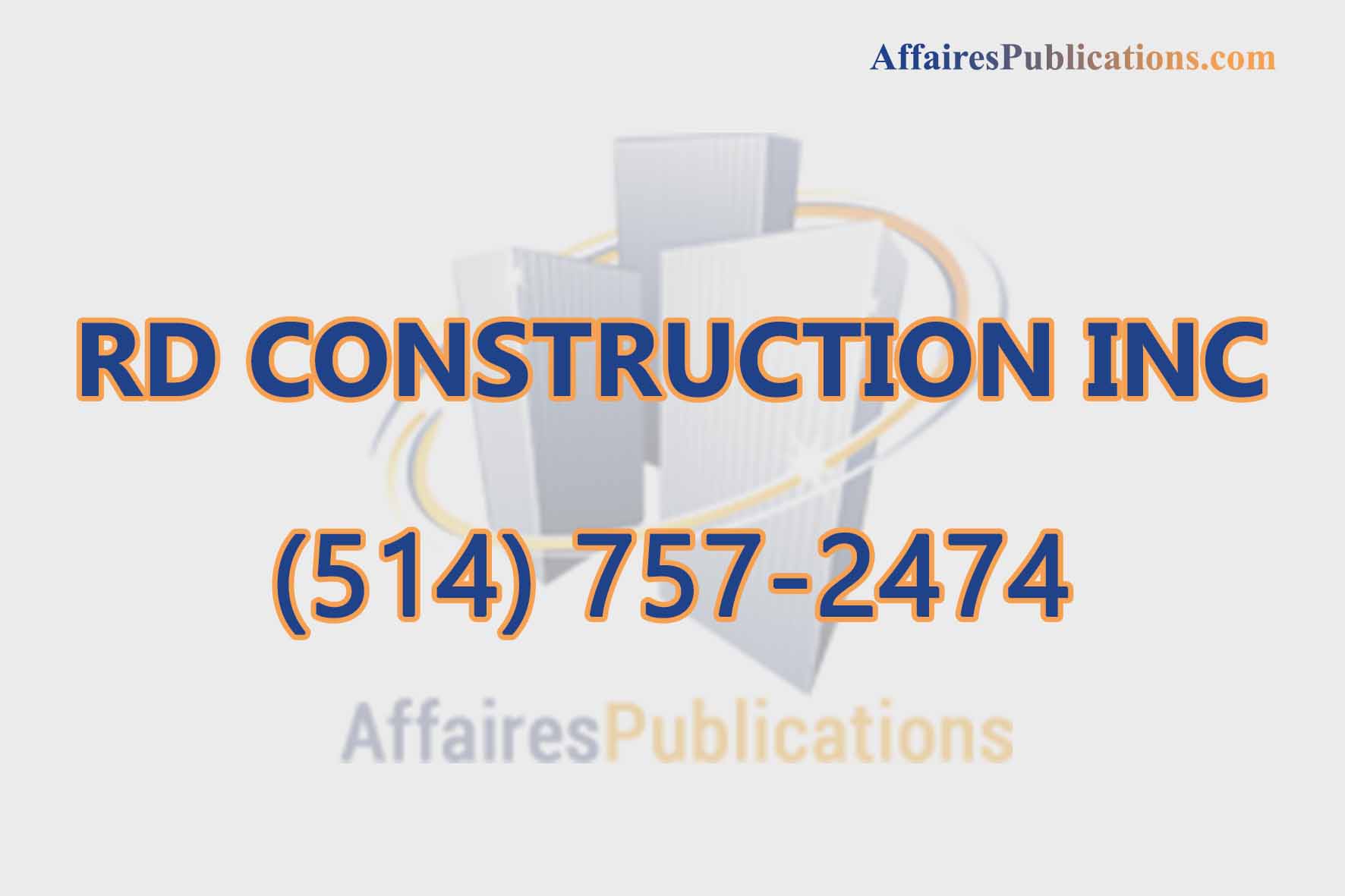 RD CONSTRUCTION INC