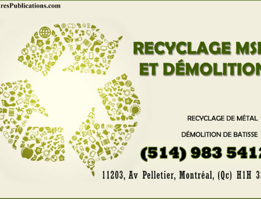 RECYCLAGE MSB ET DÉMOLITION