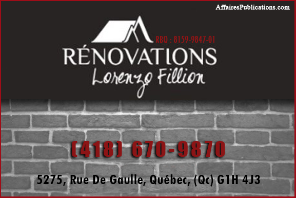 RÉNOVATION LORENZO FILLION