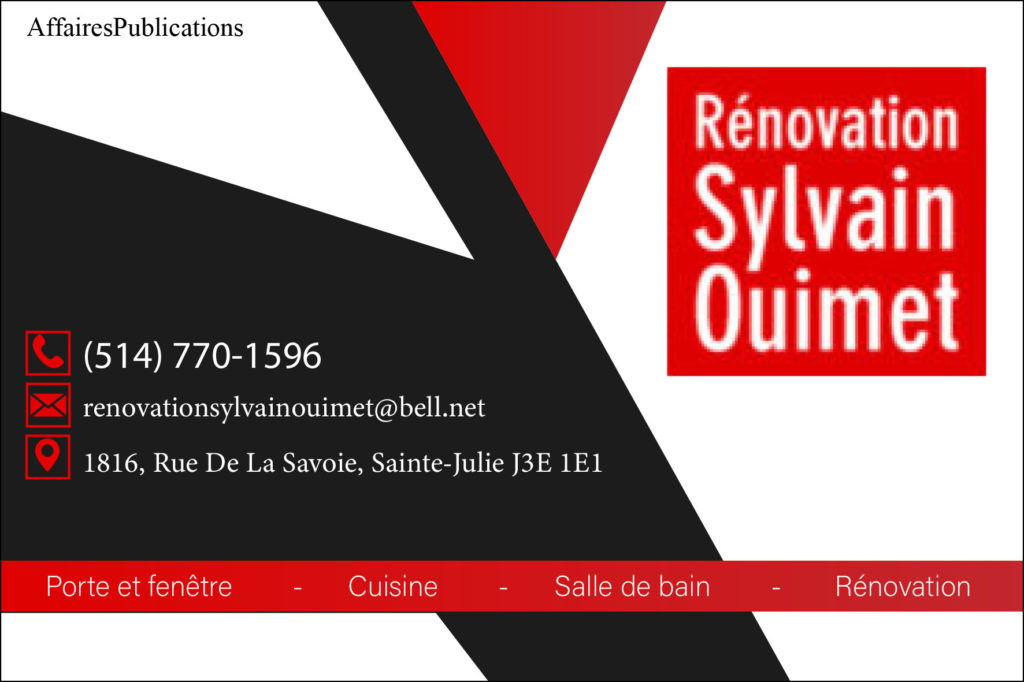 RÉNOVATION SYLVAIN OUIMET