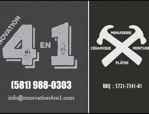 RÉNOVATION 4 EN 1 INC