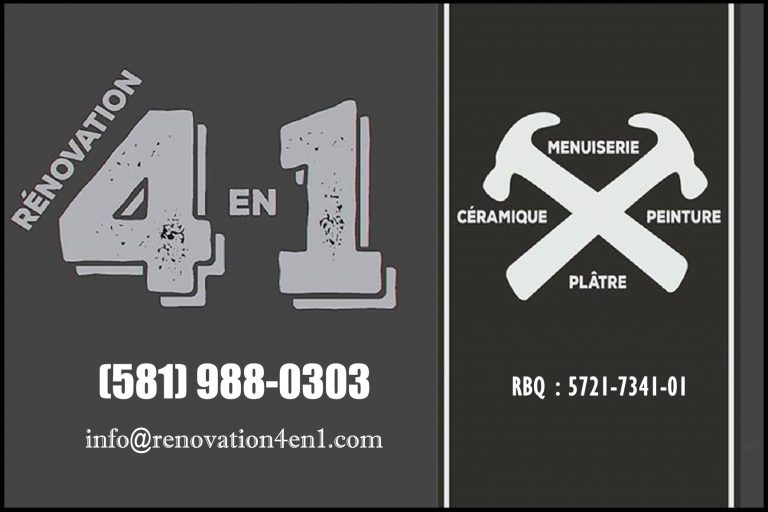 RÉNOVATION 4 EN 1 INC