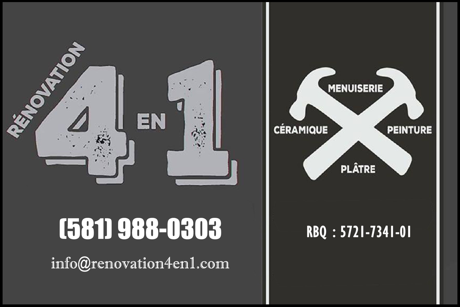 RÉNOVATION 4 EN 1 INC