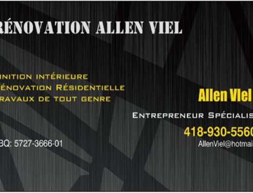 RÉNOVATIONS ALLEN VIEL