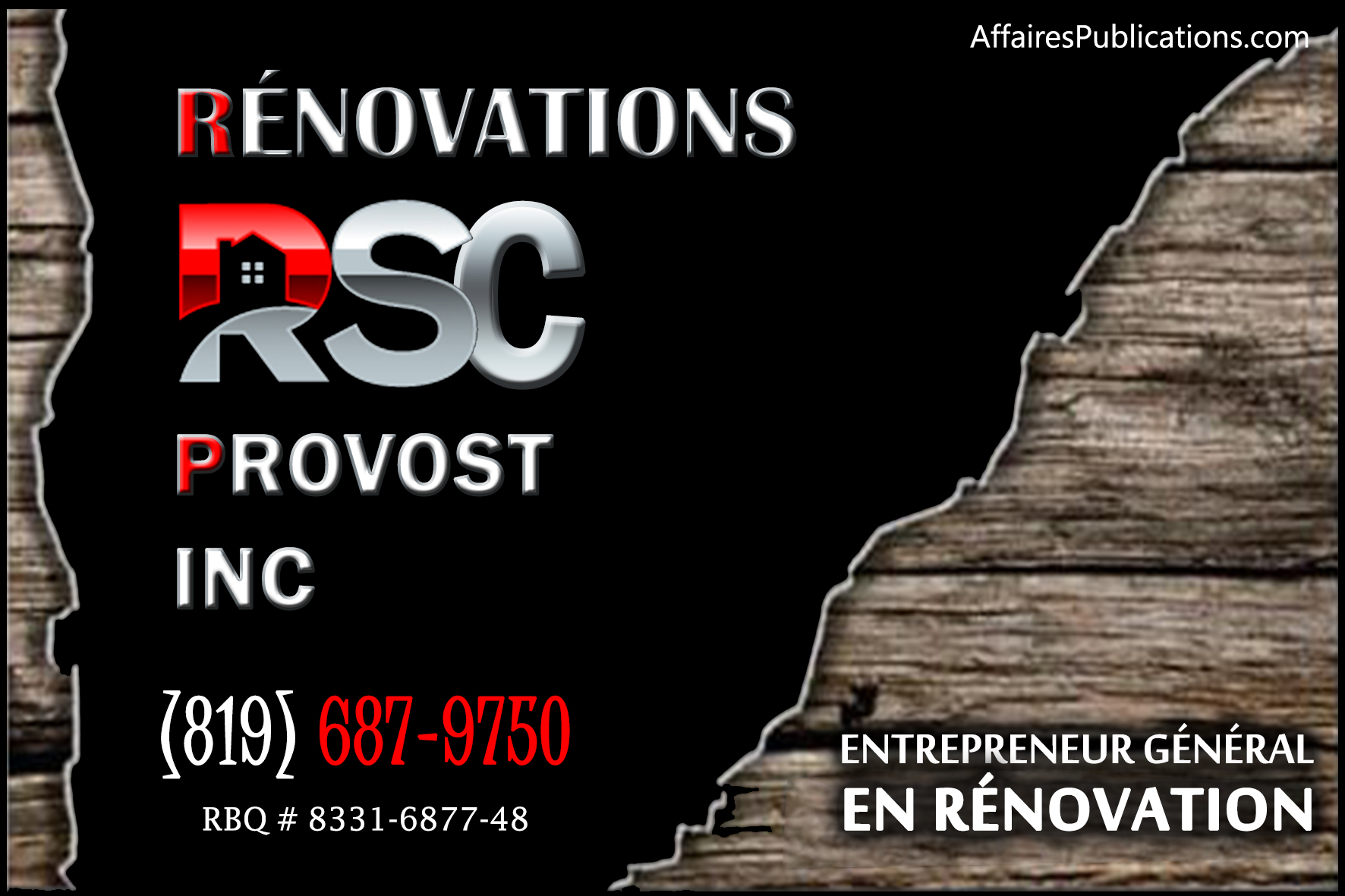 RÉNOVATIONS RSC PROVOST INC